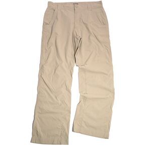 Royal Robbins Men's Beige Trouser Pant 34x32 Hiking Nylon Quick Dry Lightweight